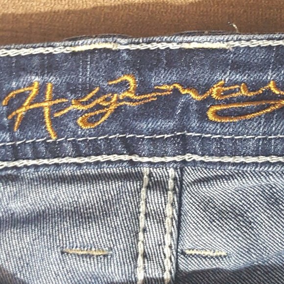 Highway Juniors Jeans Size 7 Dark Blue Straight - Picture 7 of 9